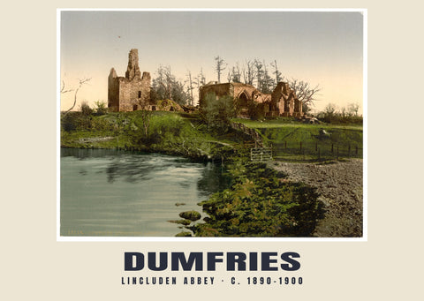 Abadía de Lincluden, Dumfries, c. 1890–1900 Impresión patrimonial