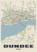 Street map poster of Dundee, Angus
