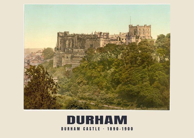 Durham Castle, Durham — 1890–1900 · Historische fotochroomprint