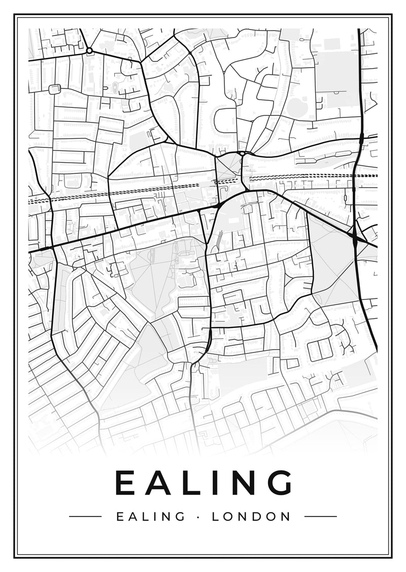 Ealing Street Map Poster