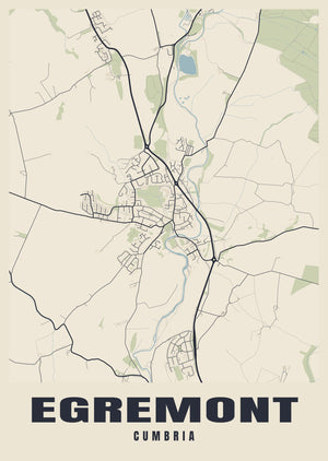 Egremont Street Map Poster
