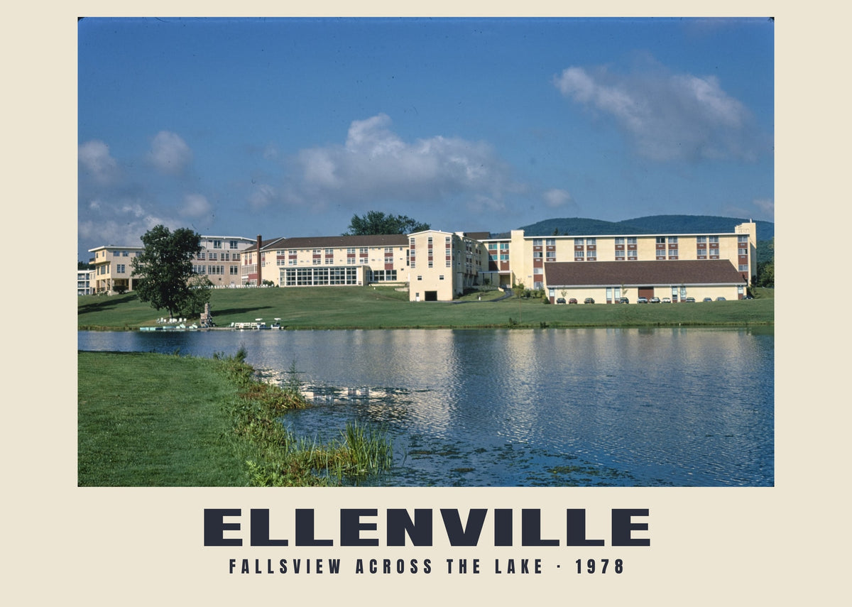 Fallsview across the Lake, Ellenville, 1978 heritage photograph