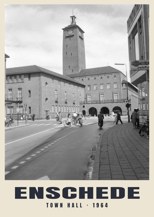 Ayuntamiento, Enschede — 1964 · Lámina de fotografía histórica