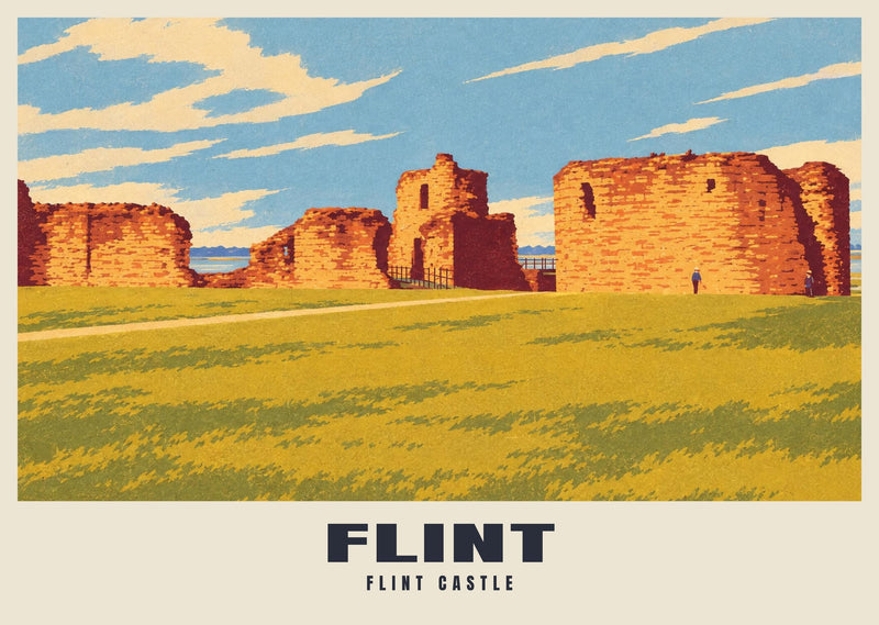 Flint Castle Poster