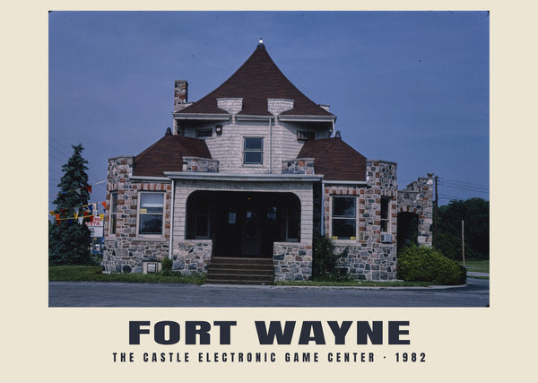 The Castle Electronic Game Center, Fort Wayne, Indiana — 1982 · Stampa fotografica storica