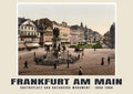 Goetheplatz y monumento a Gutenberg, Frankfurt am Main, 1890–1900