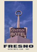 Astro Motel Sign, Fresno, California, 1987