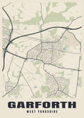 Street map poster of Garforth, West Yorkshire