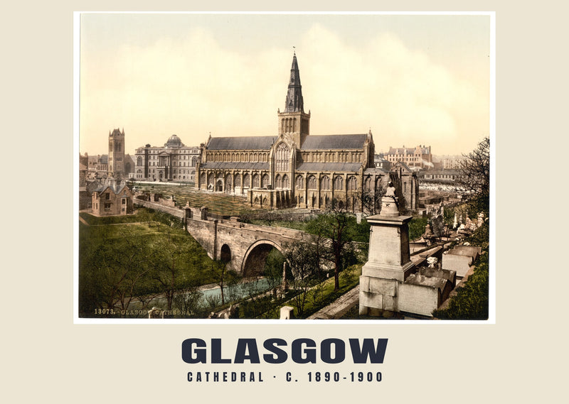 Cathedral, Glasgow, c. 1890–1900 Heritage Print