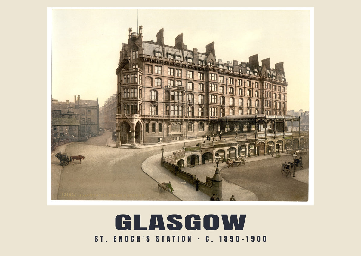 St. Enoch's Station, Glasgow, c. 1890–1900 heritage photograph