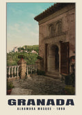 Mezquita de la Alhambra, Granada, 1890