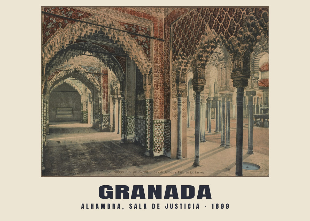 Alhambra, Sala de Justicia, Granada, 1899