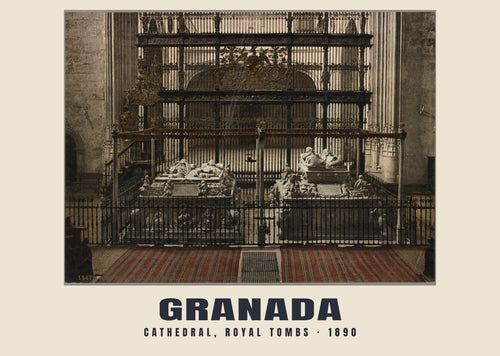 Cattedrale, tombe reali, Granada, 1890