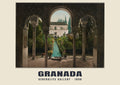 Galleria del Generalife, Granada, 1890