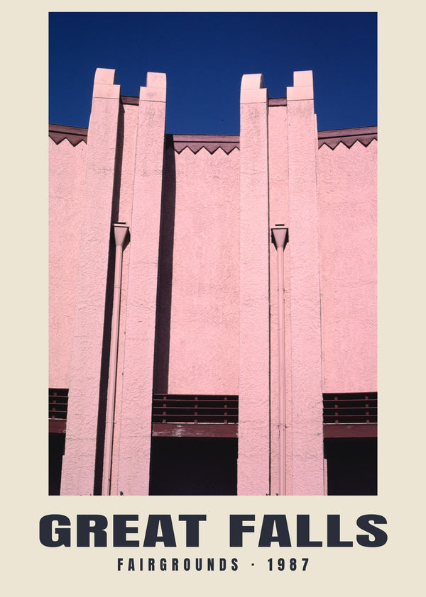 Fairgrounds, Great Falls, Montana — 1987 · Historic photograph print