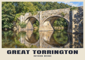 Rothern Bridge, Great Torrington Poster