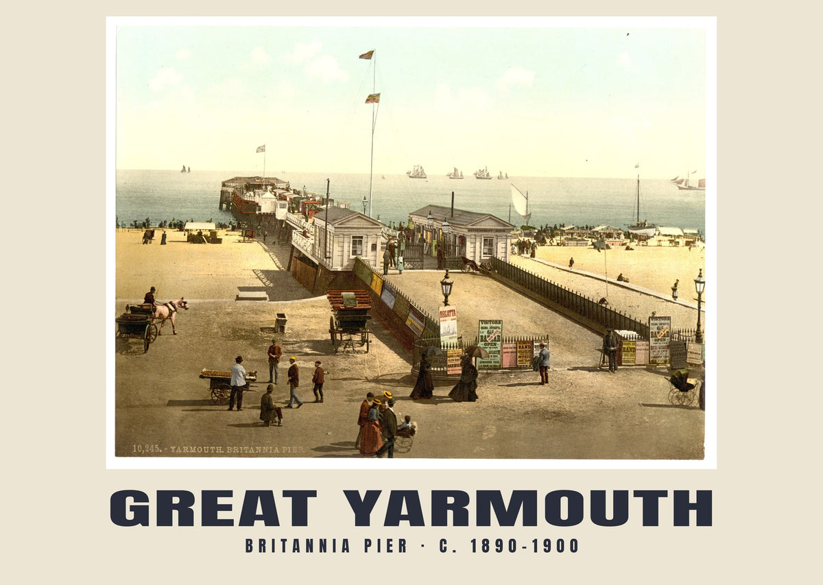 Britannia Pier, Great Yarmouth, c. 1890–1900 heritage photograph