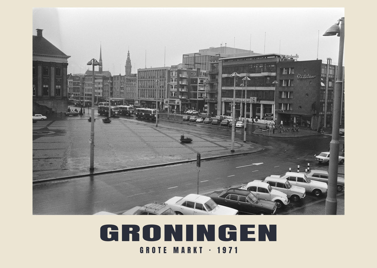Grote Markt, Groningen, 1971