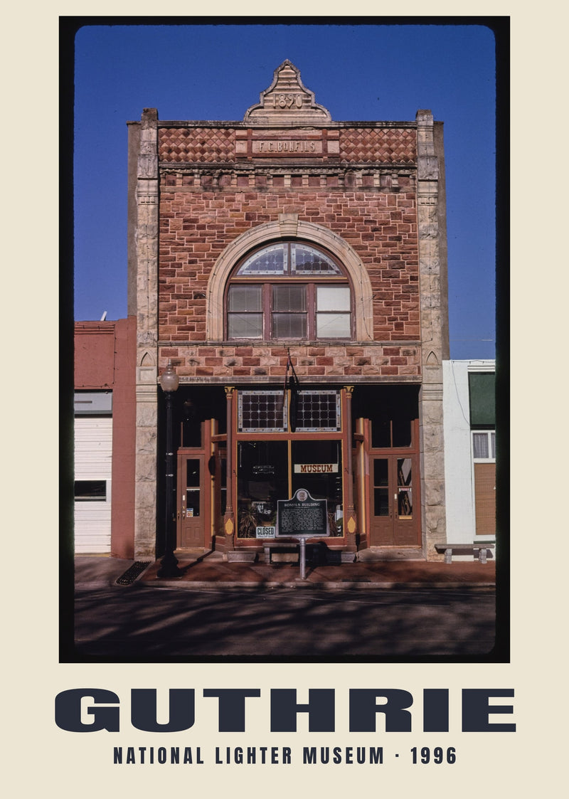 National Lighter Museum, Guthrie — 1996 · Stampa fotografica storica