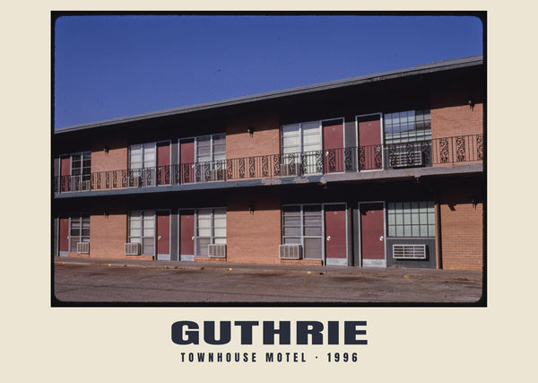 Townhouse Motel, Guthrie — 1996 · Stampa fotografica storica