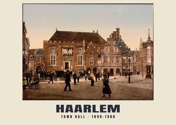 Stadhuis, Haarlem — 1890–1900 · Historische fotochroomprint