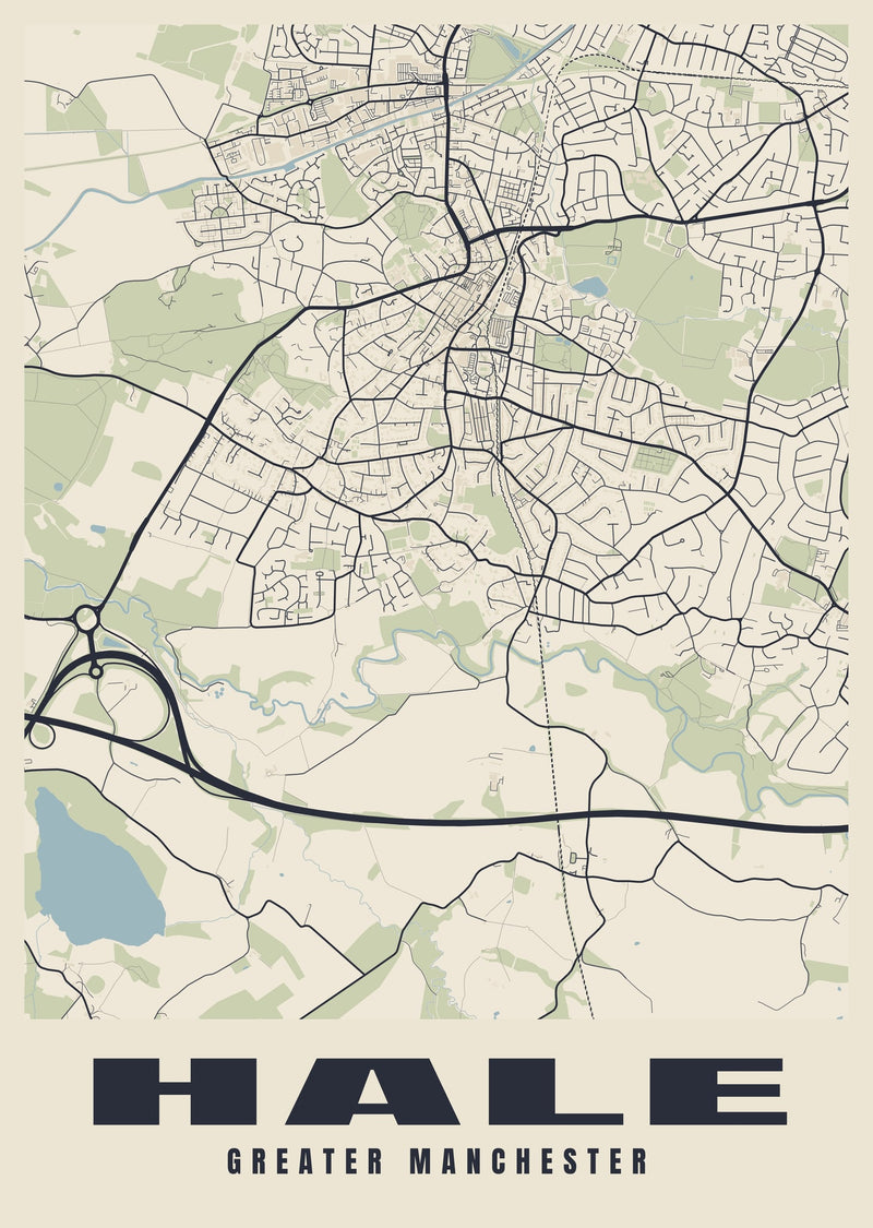 Hale Street Map Poster