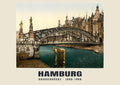 Brooksbrücke, Hamburg, 1890–1900