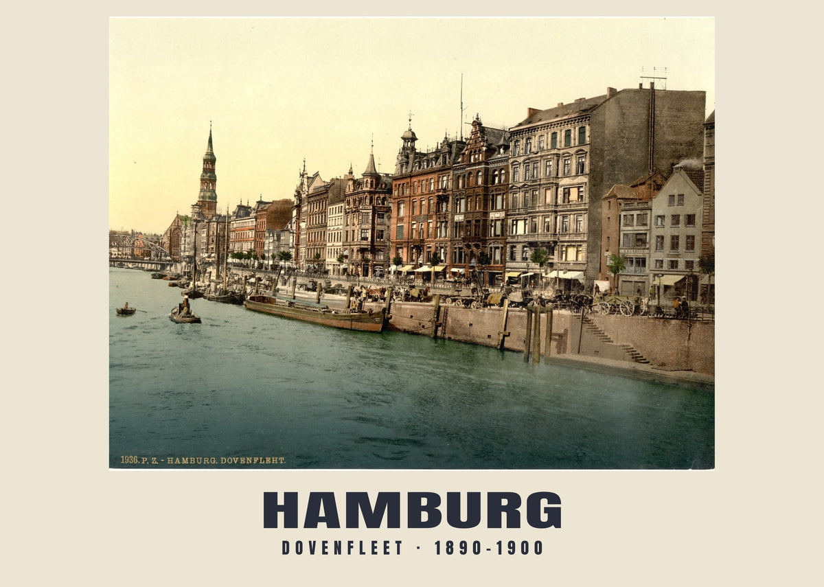 Dovenfleet, Hamburg, 1890–1900