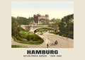 Helgoländer Brücke, Hamburg, 1890–1900 heritage photograph