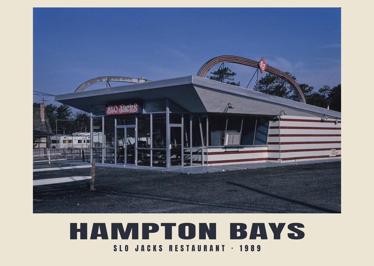 Slo Jacks Restaurant, Hampton Bays, 1989 heritage photograph