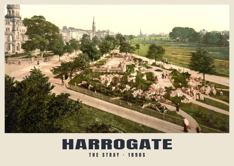 The Stray, Harrogate, c. 1890–1900 Heritage Print