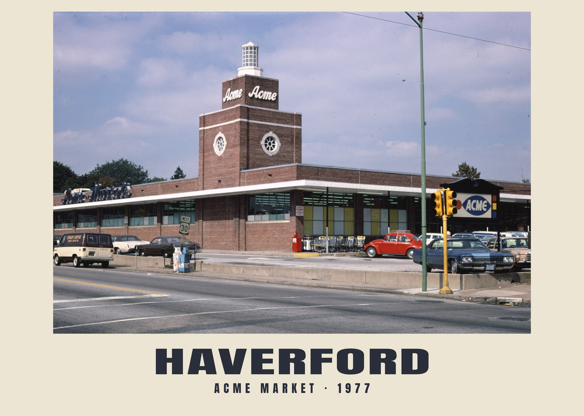 ACME Market, Haverford, Pennsylvania, 1977