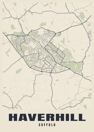 Haverhill Street Map Poster