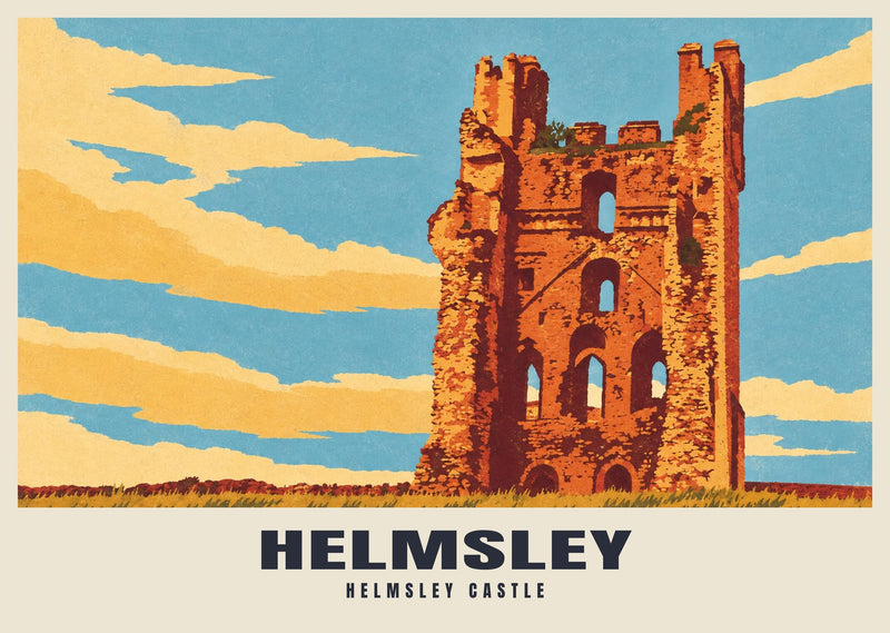 Helmsley Castle Poster