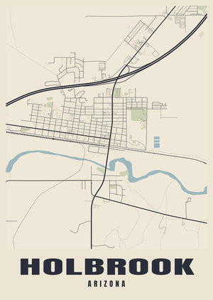 Holbrook Street Map Poster