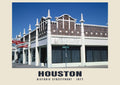 Historische straatgevels, Houston, 1977 — Historische fotoprint
