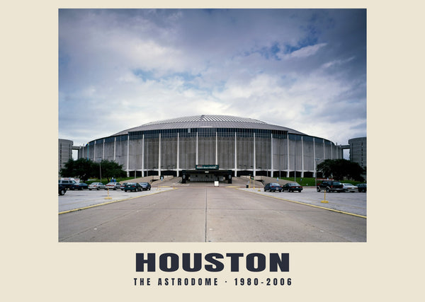 El Astrodome, Houston — 1980–2006 · Lámina fotográfica histórica