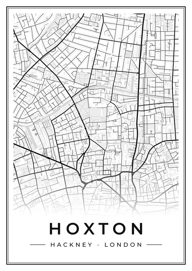 Hoxton Street Map Poster