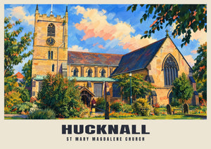 St Mary Magdalene Church, Hucknall Poster