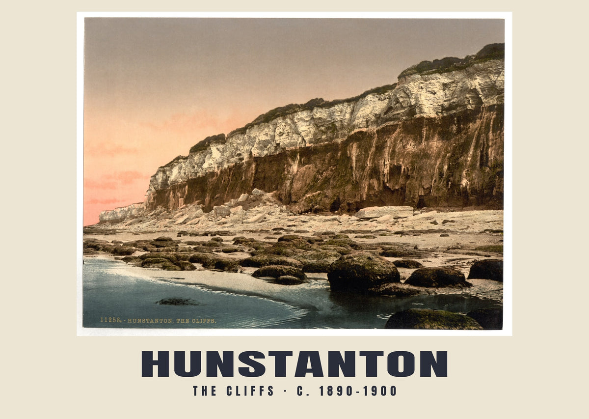 The cliffs, Hunstanton, c. 1890–1900 heritage photograph