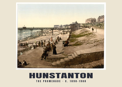 De promenade, Hunstanton, ca. 1890–1900 Heritage Print