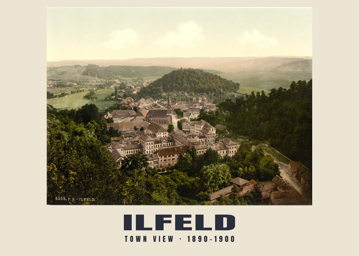 Stadtansicht, Ilfeld, 1890–1900