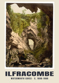 Watermouth caves, Ilfracombe, c. 1890–1900 heritage photograph