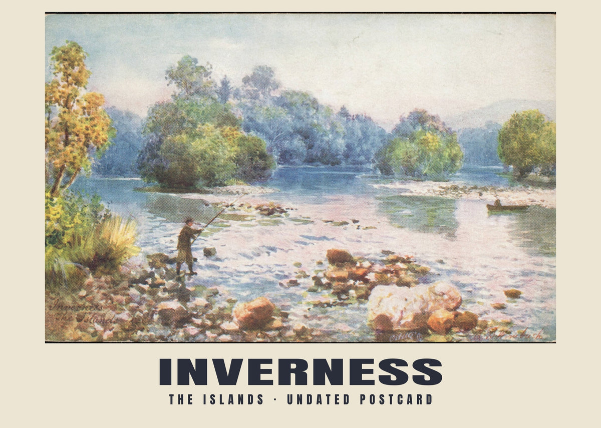 The Islands, Inverness — Historic illustrated postcard print, 20th century