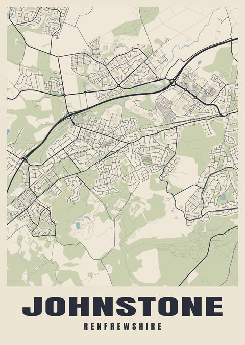 Johnstone Street Map Poster