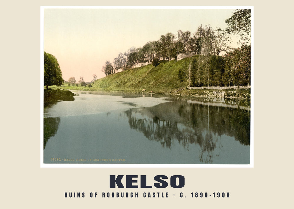 Ruinen von Roxburgh Castle, Kelso, ca. 1890–1900 Heritage Print