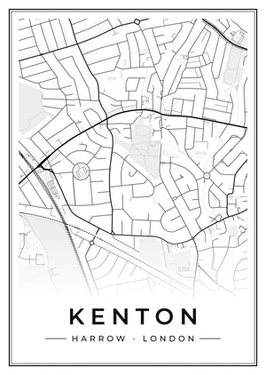 Kenton Street Map Poster
