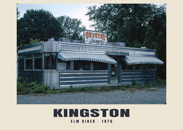 Elm Diner, Kingston, New York — 1976 · Tirage photographique historique