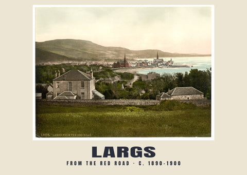 Vanaf de Red Road, Largs, ca. 1890–1900 Heritage Print