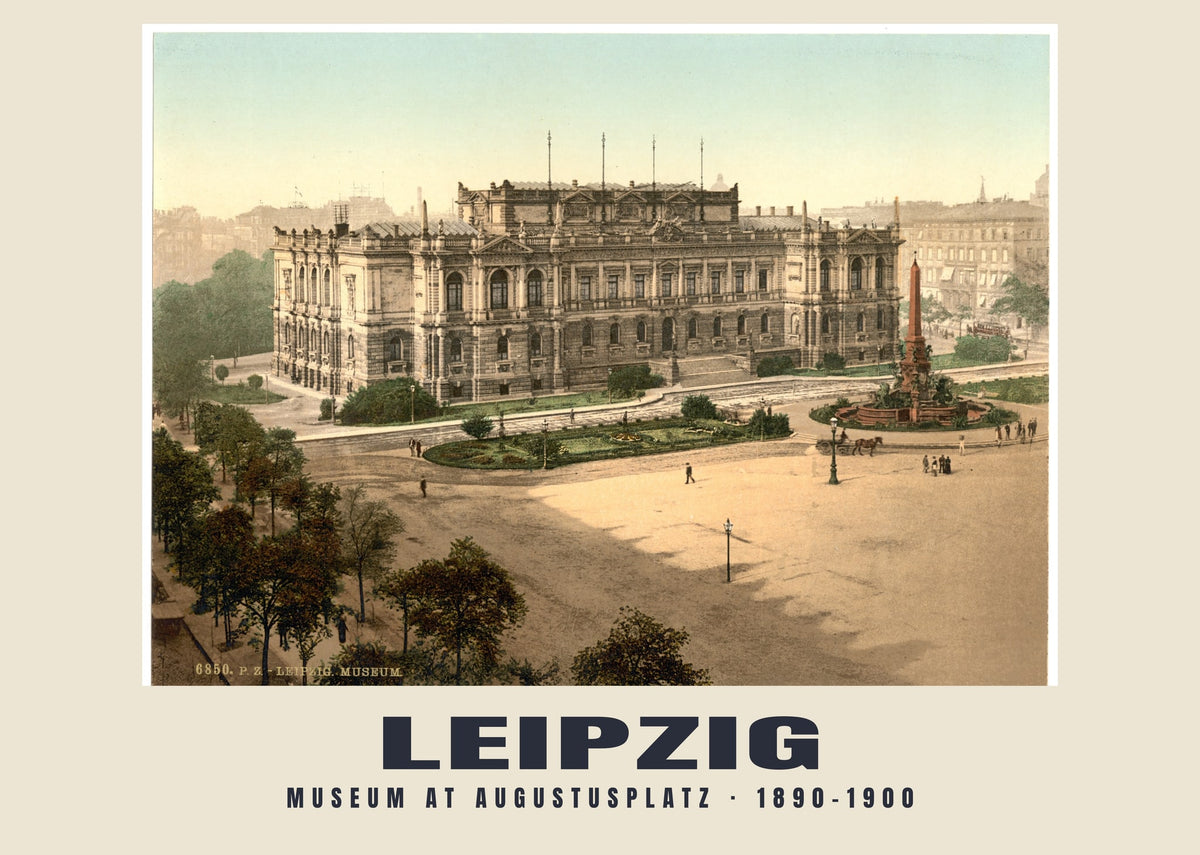 Museo de Augustusplatz, Leipzig, 1890–1900